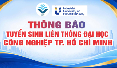 THÔNG BÁO TUYỂN SINH LIÊN THÔNG ĐẠI HỌC CÔNG NGHIỆP TP. HỒ CHÍ MINH ĐỢT 2 NĂM 2026 