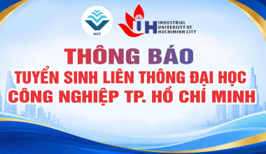 THÔNG BÁO TUYỂN SINH LIÊN THÔNG ĐẠI HỌC CÔNG NGHIỆP TP. HỒ CHÍ MINH ĐỢT 2 NĂM 2026 