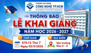 THÔNG BÁO LỄ KHAI GIẢNG NĂM HỌC MỚI  2026 - 2027