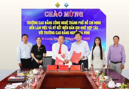 LỄ KÝ KẾT HỢP TÁC GIỮA NHÀ TRƯỜNG VÀ TRƯỜNG CAO ĐẲNG NGHỀ TRÀ VINH NĂM 2026