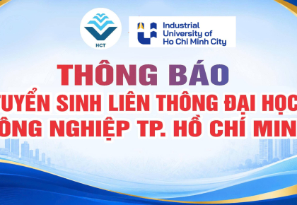 THÔNG BÁO LIÊN THÔNG ĐẠI HỌC CÔNG NGHIỆP TP. HỒ CHÍ MINH NĂM 2026