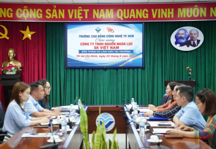 HCT ĐÓN TIẾP CÔNG TY TNHH NGUỒN NHÂN LỰC SK VIỆT NAM ĐẾN THĂM VÀ LÀM VIỆC