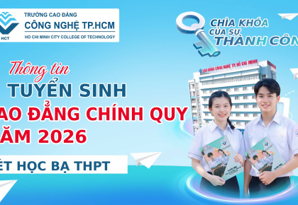 TUYỂN SINH CAO ĐẲNG CHÍNH QUY NĂM 2026