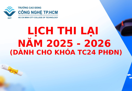 LỊCH THI LẠI NĂM 2025 - 2026 (DÀNH CHO KHÓA TC24 PHĐN)