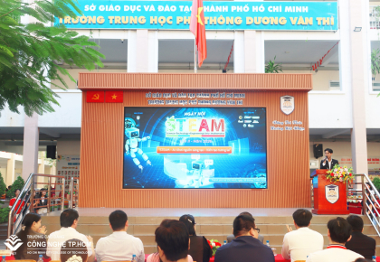 HCT TƯ VẤN TUYỂN SINH – NGÀY HỘI STEM TẠI TRƯỜNG THPT DƯƠNG VĂN THÌ 