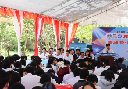 HCT THAM GIA TƯ VẤN TUYỂN SINH - HƯỚNG NGHIỆP NĂM 2026 TẠI TRUNG TÂM GDNN-GDTX BA TRI