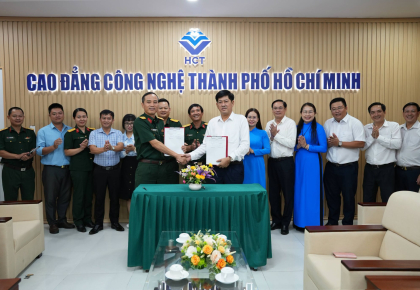 TRƯỜNG CAO ĐẲNG CÔNG NGHỆ TP. HỒ CHÍ MINH KÝ KẾT THỎA THUẬN HỢP TÁC VỚI TRƯỜNG CAO ĐẲNG NGHỀ SỐ 21