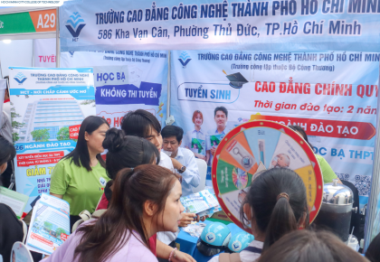 HCT tham gia ngày Hội tư vấn hướng nghiệp – Xét tuyển ĐH, CĐ năm 2026