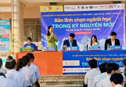 HCT – Tham gia tư vấn hướng nghiệp tại trường THPT An Thới – Vĩnh Long