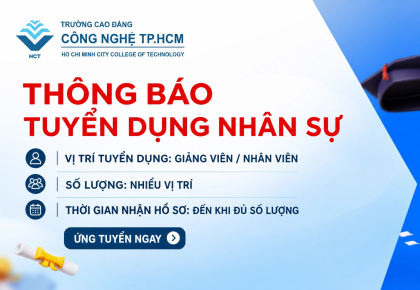 THÔNG BÁO TUYỂN DỤNG NHÂN SỰ NĂM 2026