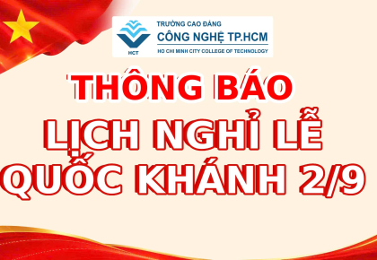 THÔNG BÁO LỊCH NGHỈ LỄ QUỐC KHÁNH NGÀY 2 THÁNG 9