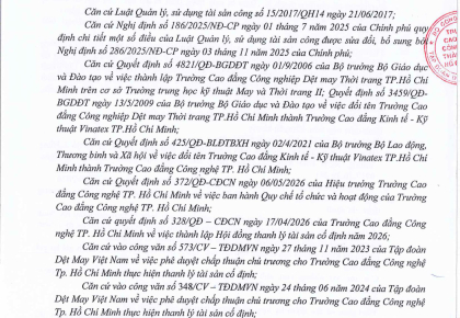 THÔNG BÁO VỀ VIỆC THANH LÝ TÀI SẢN THEO HÌNH THỨC CHỈ ĐỊNH