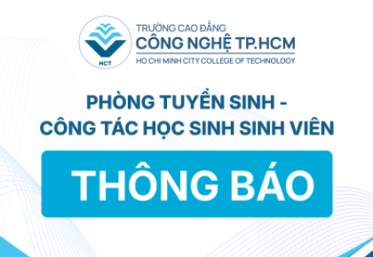 Thông báo Tuyển sinh hệ Trung cấp, Cao đẳng hệ chính quy năm 2025