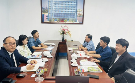 TRƯỜNG CAO ĐẲNG CÔNG NGHỆ THÔNG TIN KYUNGNAM – HÀN QUỐC ĐẾN THĂM VÀ LÀM VIỆC VỚI NHÀ TRƯỜNG