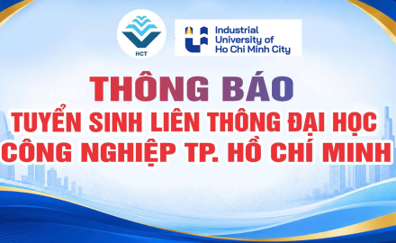 THÔNG BÁO LIÊN THÔNG ĐẠI HỌC CÔNG NGHIỆP TP. HỒ CHÍ MINH NĂM 2026