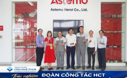 ĐOÀN CÔNG TÁC TRƯỜNG CAO ĐẲNG CÔNG NGHỆ TP. HCM THAM QUAN, KẾT NỐI DOANH NGHIỆP