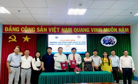LỄ KÝ KẾT BIÊN BẢN GHI NHỚ HỢP TÁC VỚI CÔNG TY SOIVA VÀ CÔNG TY HANWOOLIM – HÀN QUỐC
