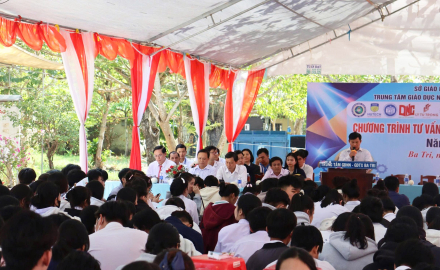 HCT THAM GIA TƯ VẤN TUYỂN SINH - HƯỚNG NGHIỆP NĂM 2026 TẠI TRUNG TÂM GDNN-GDTX BA TRI