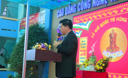 TRƯỜNG CAO ĐẲNG CÔNG NGHỆ TP.HCM TỔ CHỨC LỄ GIỖ TỔ HÙNG VƯƠNG