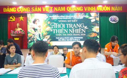 HCT _ VÒNG SƠ KẾT CUỘC THI THIẾT KẾ THỜI TRANG THIÊN NHIÊN