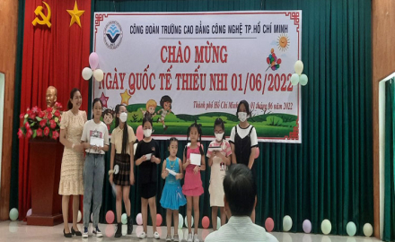 Công đoàn trường tổ chức kỷ niệm ngày Quốc tế Thiếu nhi 01/06/2022