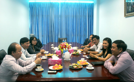 Trường Cao đẳng Kinh tế – Kỹ thuật Viantex TP. Hồ Chí Minh tiếp đoàn Bộ Tài chính đến chúc tế Kỷ Hợi -2019