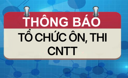 Thông báo tổ chức ôn, thi cấp chứng chỉ CNTT Cơ bản, ngày 24/01/2026 (tại Phân hiệu Đồng Nai)