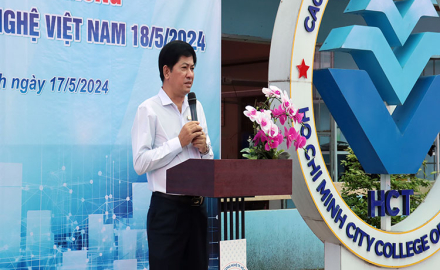 TRƯỜNG CAO ĐẲNG CÔNG NGHỆ TP.HCM TỔ CHỨC CÁC HOẠT ĐỘNG CHÀO MỪNG NGÀY KHOA HỌC VÀ CÔNG NGHỆ VIỆT NAM NĂM 2024