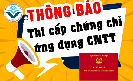 Thông báo tổ chức thi cấp chứng chỉ Ứng dụng Công nghệ thông tin nâng cao