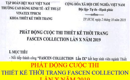 Phát động cuộc thi “Thiết kế thời trang Fascen Collection lần X năm 2019”
