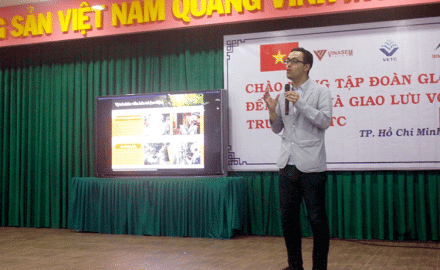 Giao lưu giữa doanh nghiệp Nhật Bản và học sinh sinh viên VETC về cơ hội nghề nghiệp tại Nhật Bản