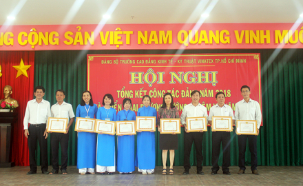 Đảng bộ trường Cao đẳng Kinh tế – Kỹ thuật Vinatex TP. Hồ Chí Minh tổ chức hội nghị tổng kết công tác Đảng năm 2018 và triển khai phương hướng, nhiệm vụ năm 2019