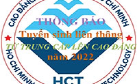 Thông báo tuyển sinh liên thông từ trung cấp lên cao đẳng năm 2022