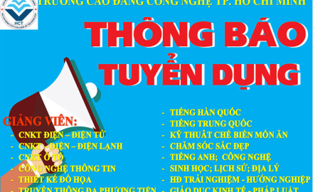 Thông báo tuyển dụng Giảng viên, giảng dạy tại Trụ sở chính và Phân hiệu Đồng Nai