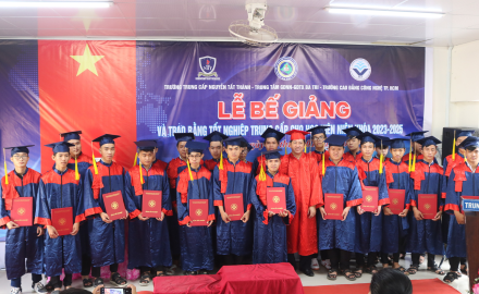 Lễ bế giảng & Trao bằng tốt nghiệp trung cấp niên khóa 2023 – 2025 tại Ba Tri