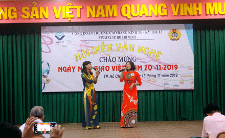 Công đoàn trường VETC, Tổ chức hội diễn văn nghệ chào mừng ngày Nhà giáo Việt Nam 20/11/2019