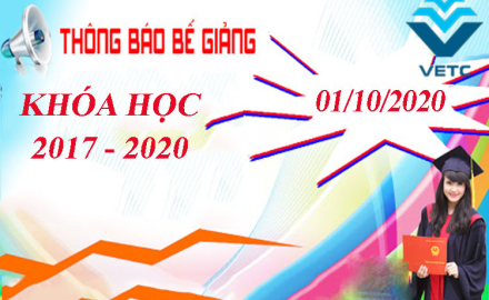Thông báo tổ chức lễ bế giảng và trao bằng tốt nghiệp năm 2020 ngày 01/10/2020
