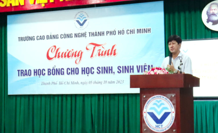 CHƯƠNG TRÌNH TRAO HỌC BỔNG HỌC KỲ I, NĂM HỌC 2022-2023