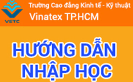Hướng dẫn nhập học cao đẳng, trung cấp hệ chính quy năm 2019