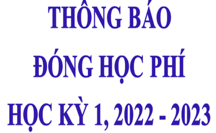 Thông báo đóng học phí đối với Học sinh – Sinh viên hệ chính quy, khoá 20 và khoá 21