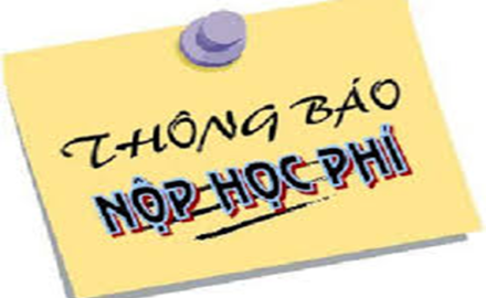 Thông báo nộp học phí học kỳ 2, năm học 2020 – 2021