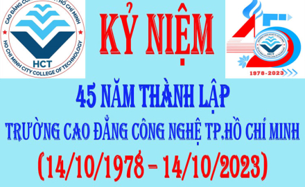 Thông báo “Tổ chức Lễ Kỷ niệm 45 năm thành lập trường (14/10/1978 – 14/10/2023)”