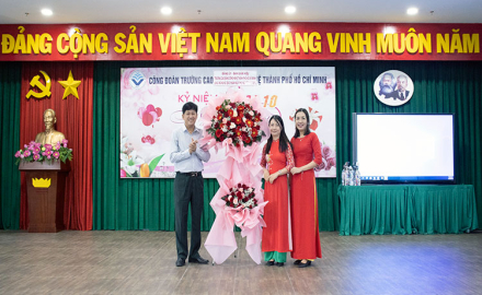 CÔNG ĐOÀN TRƯỜNG CAO ĐẲNG CÔNG NGHỆ TP.HCM TỔ CHỨC KỶ NIỆM NGÀY PHỤ NỮ VIỆT NAM 20/10/2023