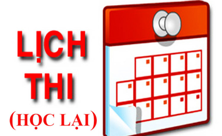 Lịch thi các môn học lại học kỳ 1, năm học 2020-2021