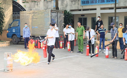Tập huấn công tác phòng cháy chữa cháy năm 2022