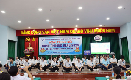 CHUNG KẾT HỘI THI RUNG CHUÔNG VÀNG NĂM 2024 CHỦ ĐỀ “TỰ HÀO LÀ SINH VIÊN HCT”