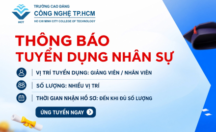 THÔNG BÁO TUYỂN DỤNG NHÂN SỰ NĂM 2026