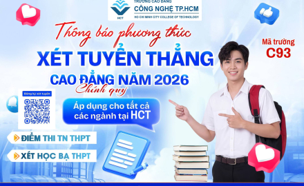 Thông báo tuyển sinh trình độ Cao đẳng, Trung cấp và đào tạo văn hoá THPT năm 2026